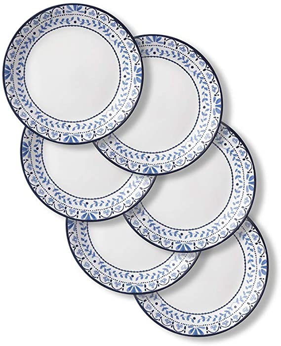 Corelle Chip Resistant Dinnerware Set, 6-Piece, Portofino