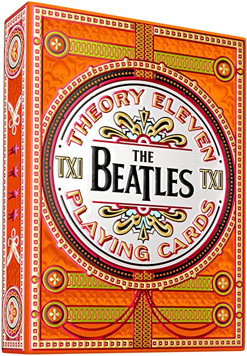 theory11 The Beatles Playing Cards (Orange)