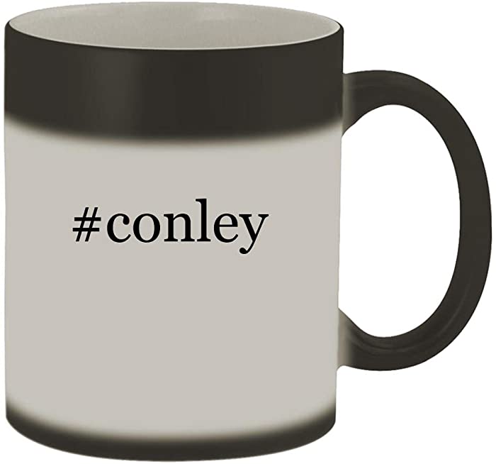 #conley - 11oz Hashtag Magic Color Changing Mug, Matte Black