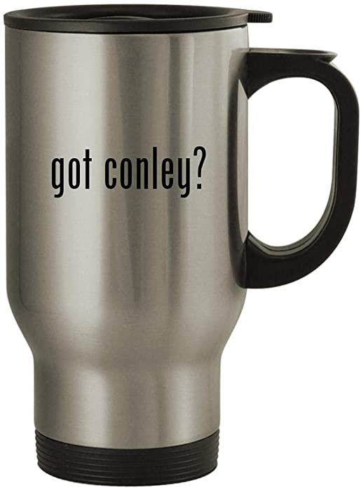 got conley? - 14oz Stainless Steel Travel Coffee Mug, Silver