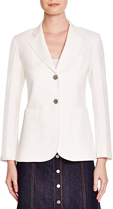 Theory Women's Brightdale B Prospective Blazer Jacket, Off White, Size 8