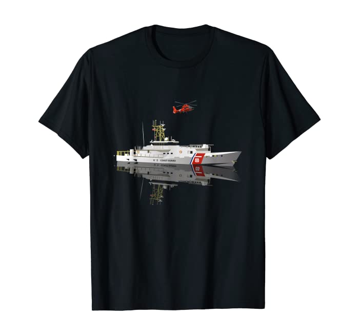 U.S Coastguard Coast Guard Veteran Flag USCG Veterans Day T-Shirt