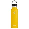 Hydro Flask Water Bottle - Standard Mouth Flex Lid - 21 oz, Sunflower