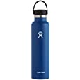 Hydro Flask 24 oz. Water Bottle - Stainless Steel, Reusable, Vacuum Insulated with Standard Mouth Flex Lid