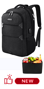 15.6inch Lunch Laptop Backpack Black